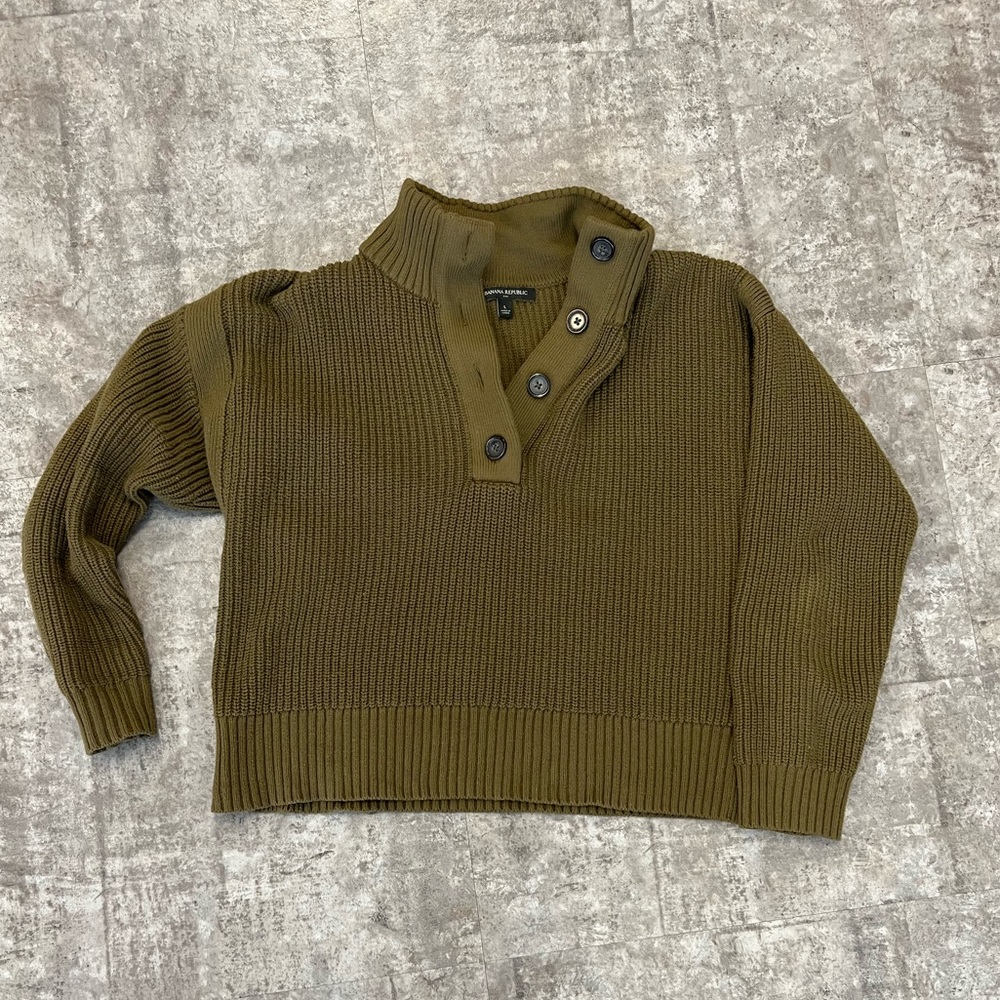 Banana Republic Factory cotton blend sweater L